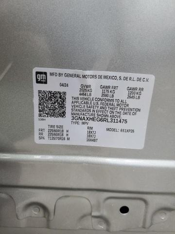2024 CHEVROLET EQUINOX LS - 3GNAXHEG6RL311475