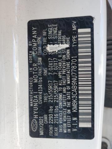 2022 HYUNDAI KONA SEL - KM8K3CAB9NU778701
