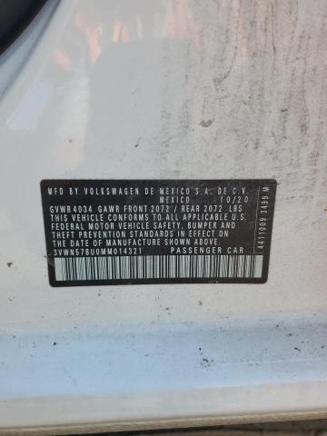 2021 VOLKSWAGEN JETTA S - 3VWN57BU0MM014321