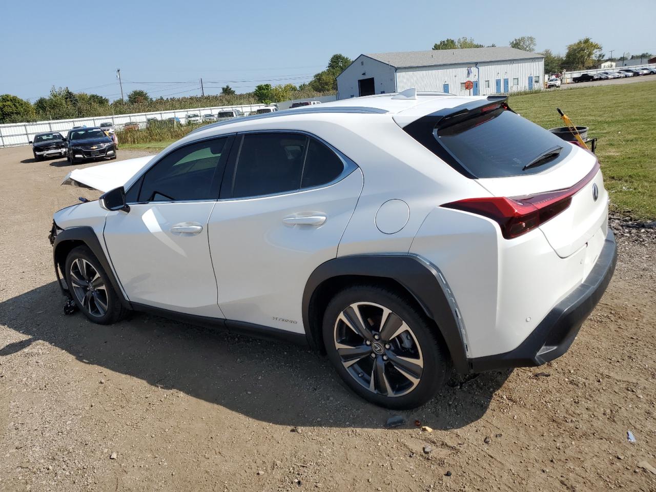 LEXUS UX 250H 2019 white  hybrid engine JTHU9JBH7K2003709 photo #3