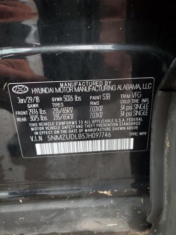 2018 HYUNDAI SANTA FE S - 5NMZUDLB5JH097746