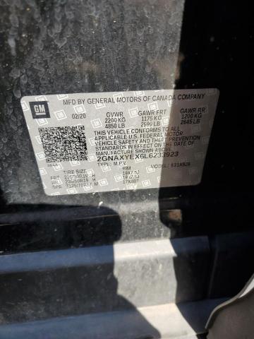 2020 CHEVROLET EQUINOX PR - 2GNAXYEX6L6233923