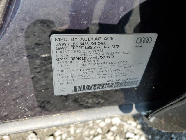 2016 AUDI Q5 PREMIUM - WA1L2AFP2GA042699