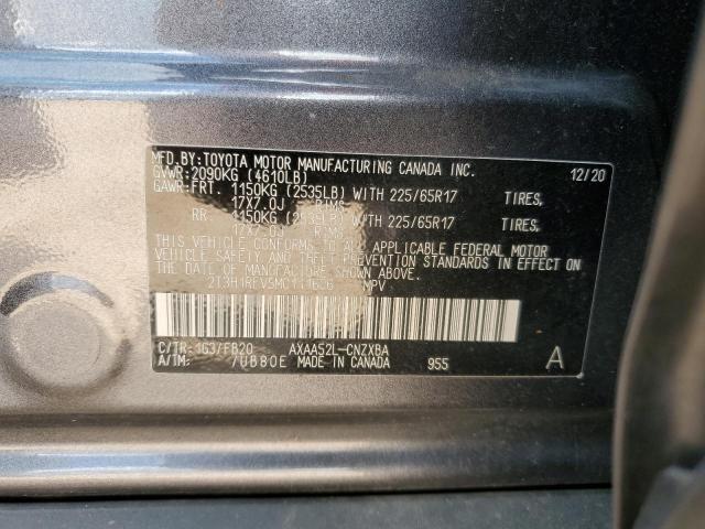 2021 TOYOTA RAV4 LE - 2T3H1RFV5MC111606