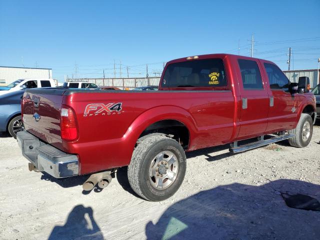 FORD F250 SUPER 2015 red  diesel 1FT7W2BT7FEB87040 photo #4