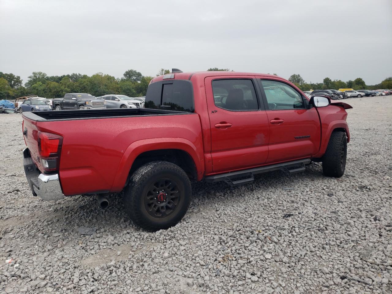 TOYOTA TACOMA DOU 2021 red  gas 3TMAZ5CN4MM147343 photo #4