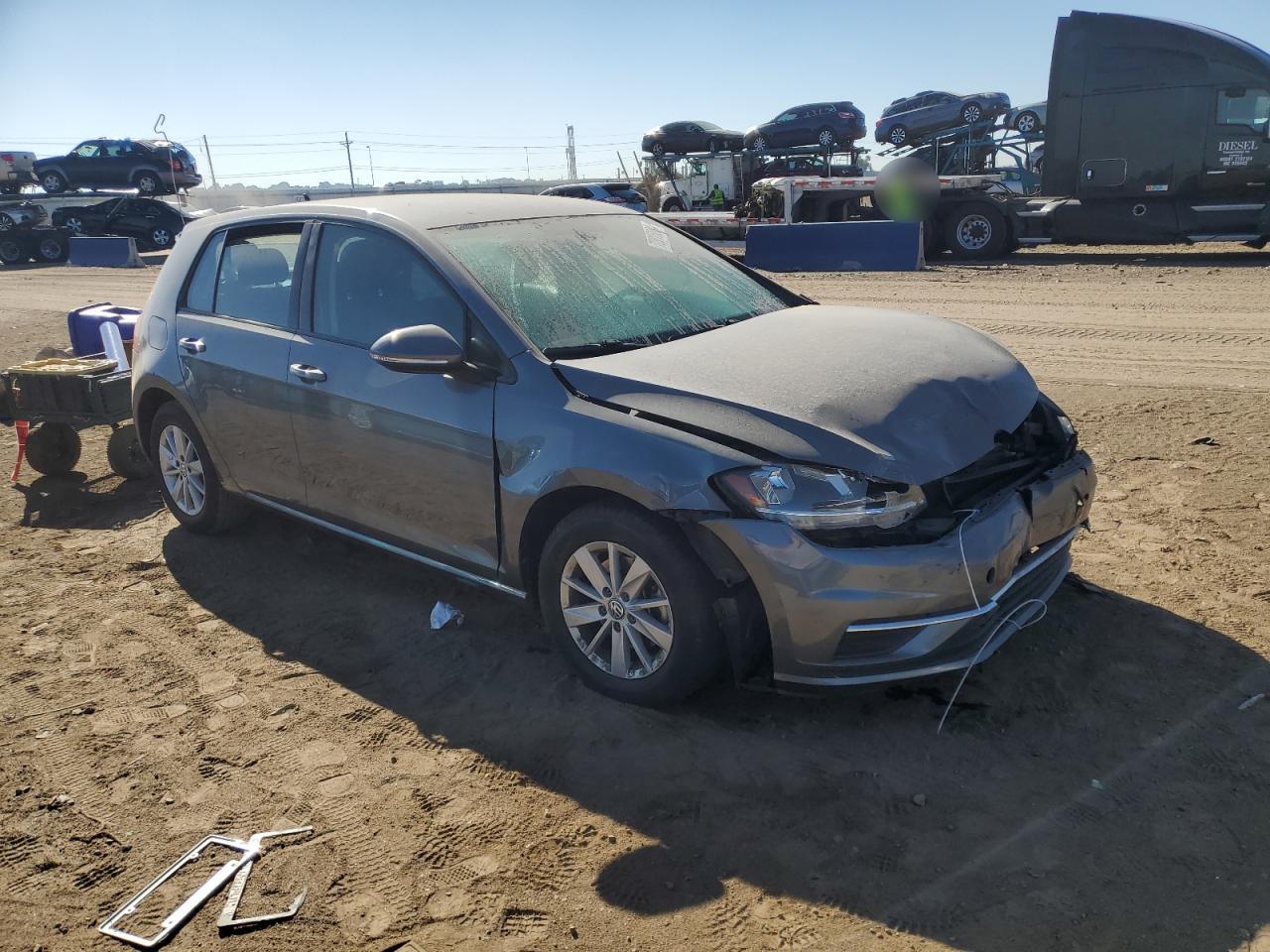 Lot #2928832498 2019 VOLKSWAGEN GOLF S