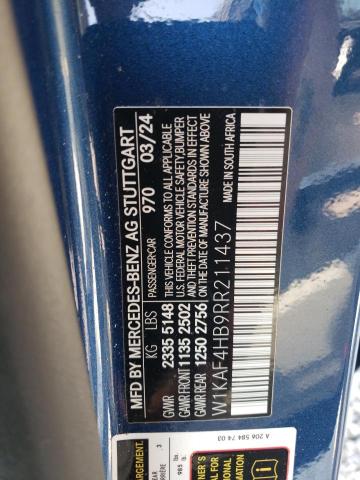 2024 MERCEDES-BENZ C 300 4MAT - W1KAF4HB9RR211437