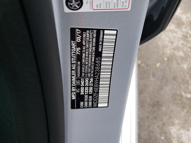 2017 MERCEDES-BENZ E 43 4MATI - WDDZF6EB9HA238685