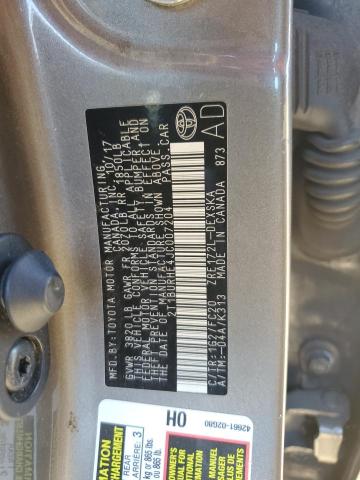 VIN 2T1BURHE4JC007204 2018 Toyota Corolla, L no.12