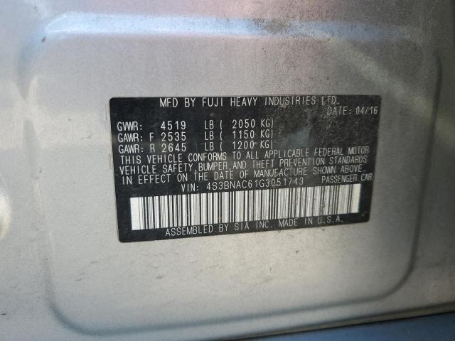 2016 SUBARU LEGACY 2.5 - 4S3BNAC61G3051743