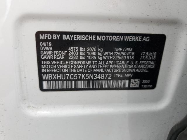 2019 BMW X1 SDRIVE2 - WBXHU7C57K5N34872