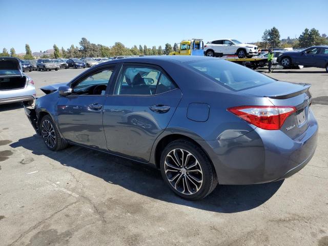 TOYOTA COROLLA L 2015 blue  gas 2T1BURHE1FC288384 photo #3