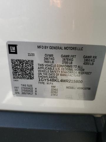 2021 CADILLAC ESCALADE P - 1GYS4BKL4MR215800
