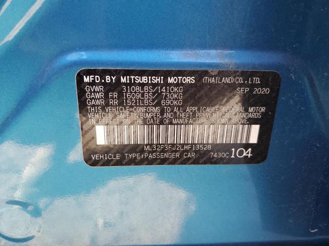 2020 MITSUBISHI MIRAGE G4 - ML32F3FJ2LHF13528
