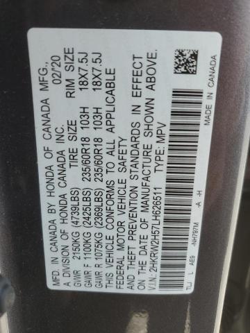 2020 HONDA CR-V EX - 2HKRW2H57LH626511