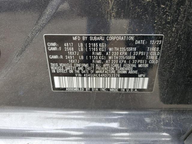 2024 SUBARU CROSSTREK - 4S4GUHL64R3753376