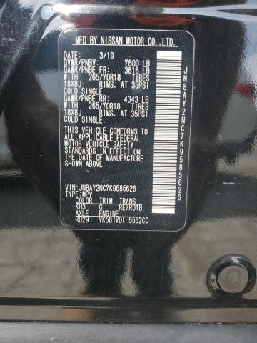 VIN JN8AY2NC7K9585626 2019 NISSAN ARMADA no.13