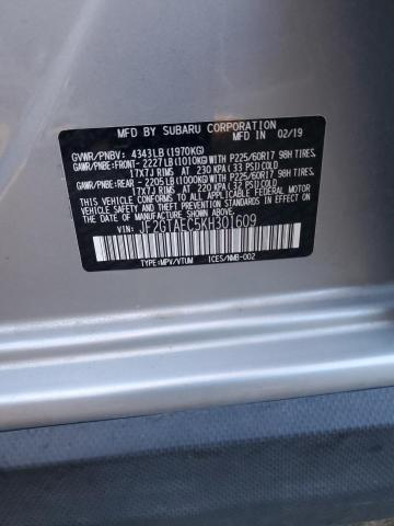 2019 SUBARU CROSSTREK - JF2GTAEC5KH301609