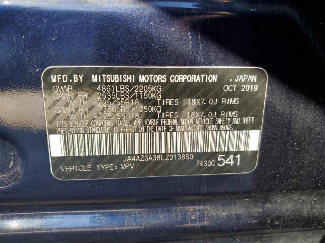 2020 MITSUBISHI OUTLANDER - JA4AZ3A38LZ013660