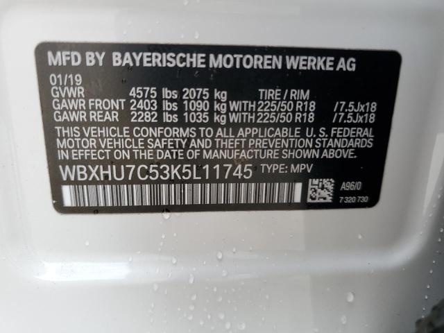 VIN WBXHU7C53K5L11745 2019 BMW X1, Sdrive28I no.13