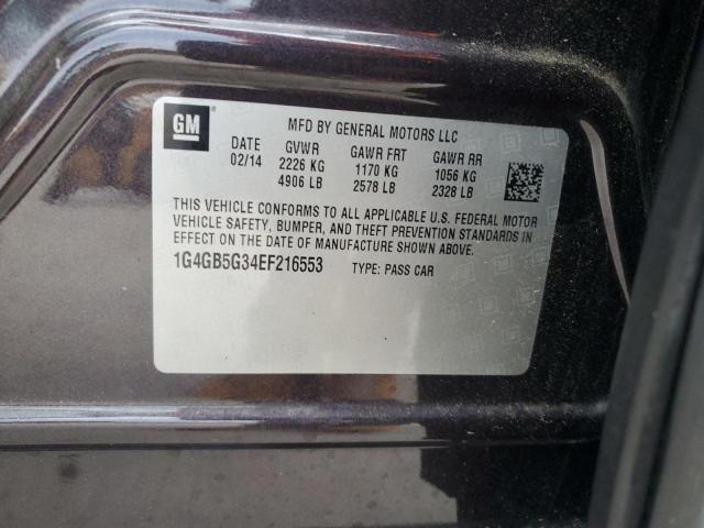 VIN 1G4GB5G34EF216553 2014 Buick Lacrosse no.12