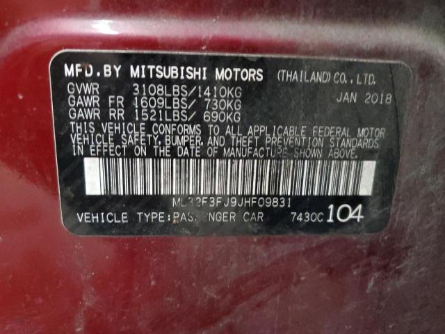 2018 MITSUBISHI MIRAGE G4 - ML32F3FJ9JHF09831