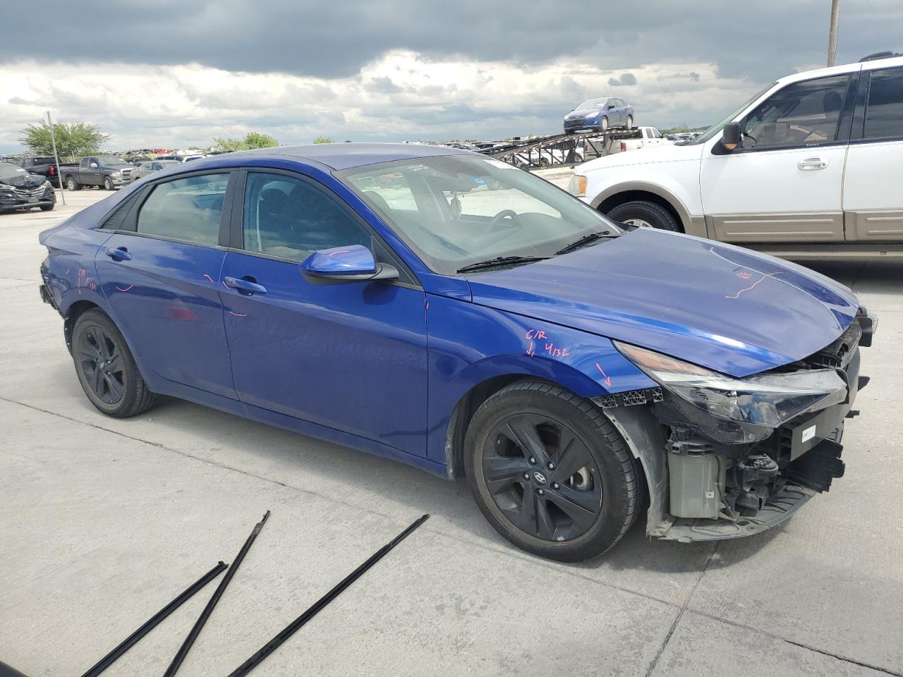 Lot #2960061226 2021 HYUNDAI ELANTRA SE