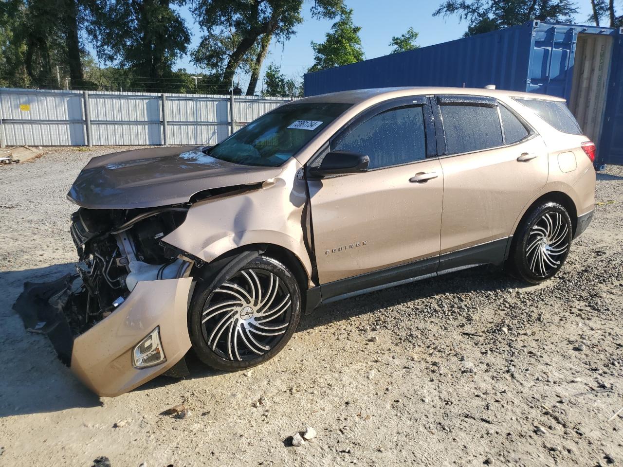 CHEVROLET EQUINOX LS 2019 tan  gas 2GNAXHEV5K6287159 photo #1