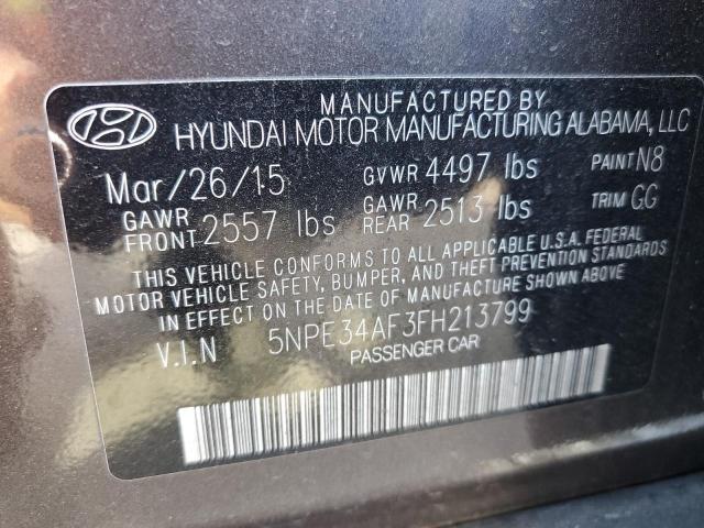 VIN 5NPE34AF3FH213799 2015 HYUNDAI SONATA no.12