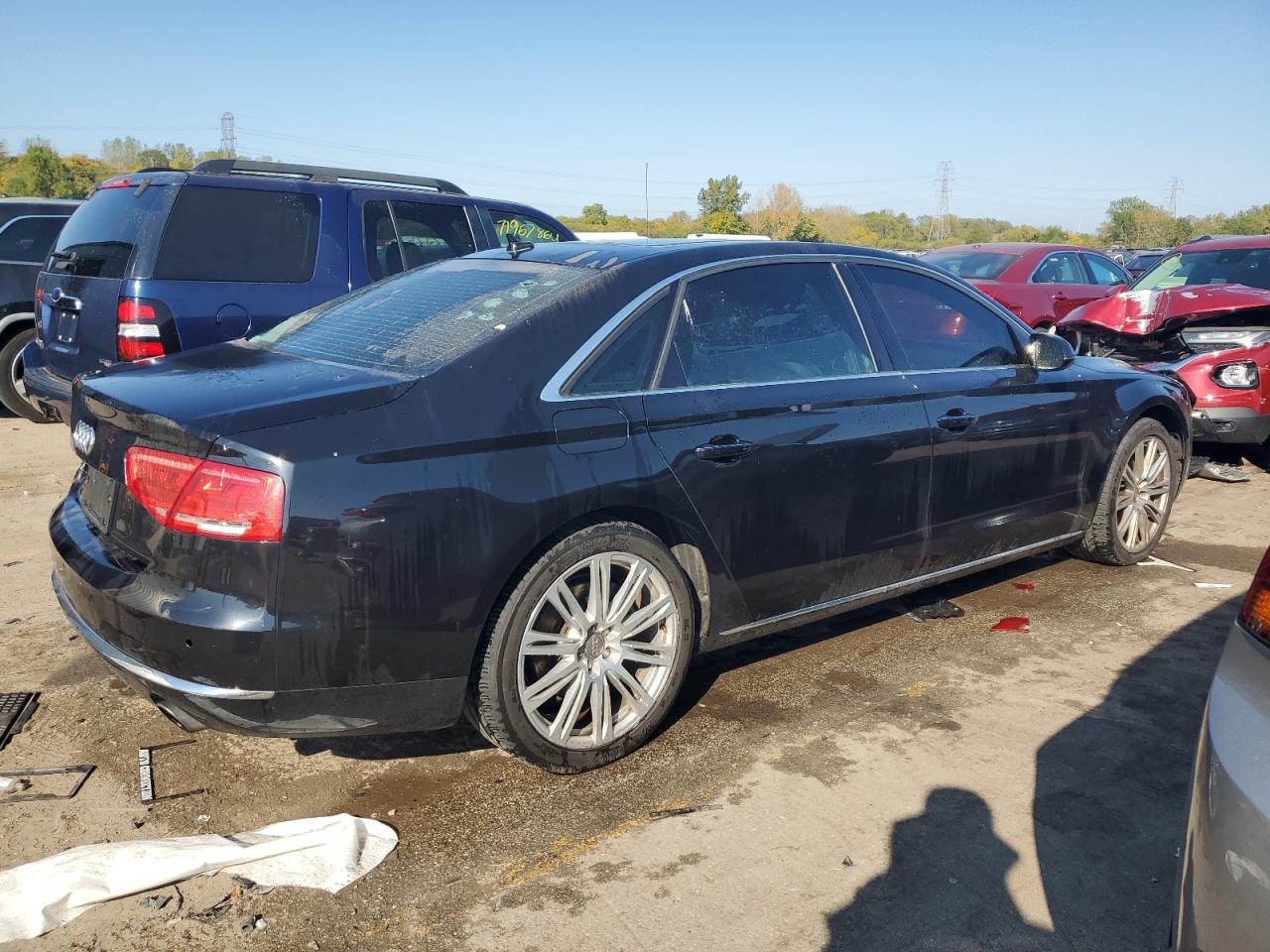 Lot #2895577419 2014 AUDI A8 L QUATT