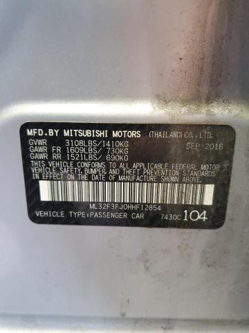2017 MITSUBISHI MIRAGE G4 - ML32F3FJ0HHF12854