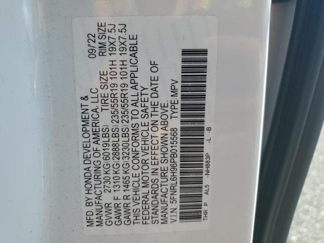 2023 HONDA ODYSSEY EL - 5FNRL6H96PB015568