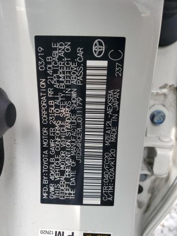 2020 TOYOTA COROLLA SE - JTDS4RCE9LJ011179