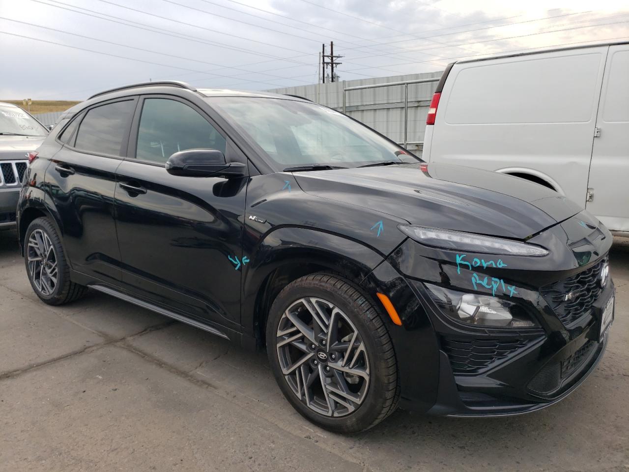 Lot #2910010037 2023 HYUNDAI KONA N LIN