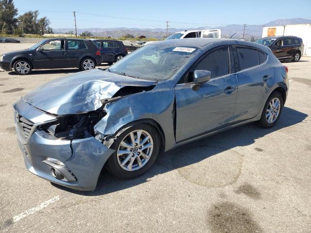 MAZDA 3 TOURING 2016 blue hatchbac gas 3MZBM1L71GM325112 photo #1