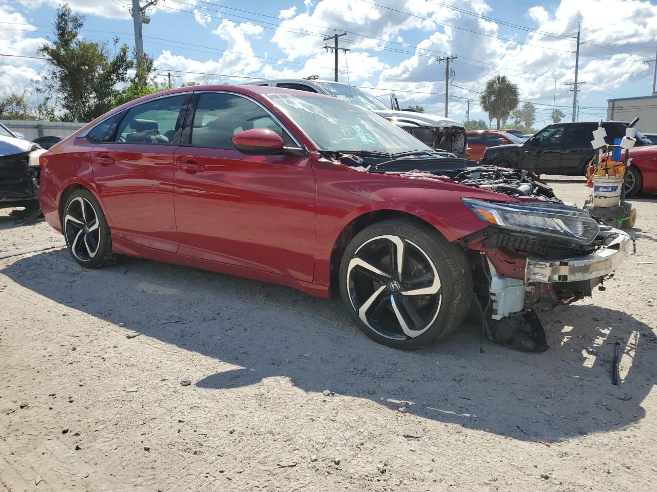 Lot #2872023357 2018 HONDA ACCORD SPO