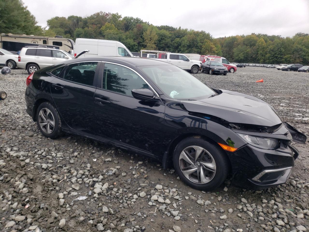 Lot #2945374472 2020 HONDA CIVIC LX