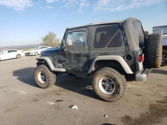 JEEP WRANGLER / 2002 black  gas 1J4FA39S02P756168 photo #3