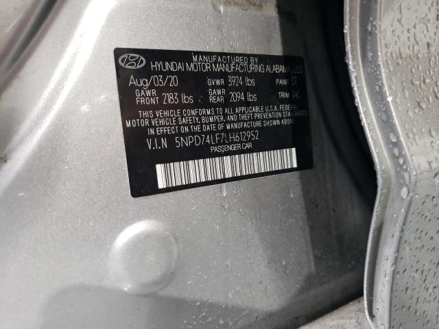 2020 HYUNDAI ELANTRA SE - 5NPD74LF7LH612952