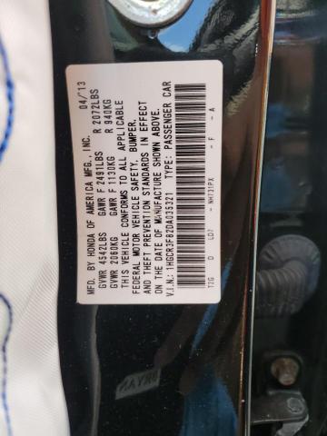 VIN 1HGCR3F82DA035321 2013 Honda Accord, Exl no.12