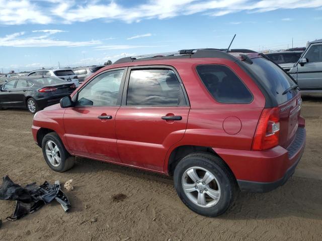 KIA SPORTAGE L 2010 red  gas KNDKG3A42A7712221 photo #3