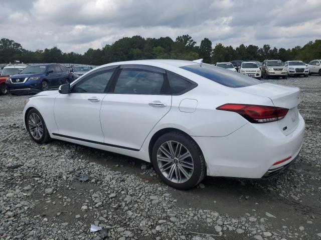 GENESIS G80 BASE 2018 white  gas KMHGN4JE4JU238537 photo #3