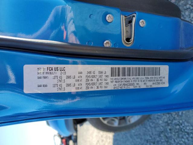 2019 JEEP CHEROKEE T - 1C4PJMBXXKD392025