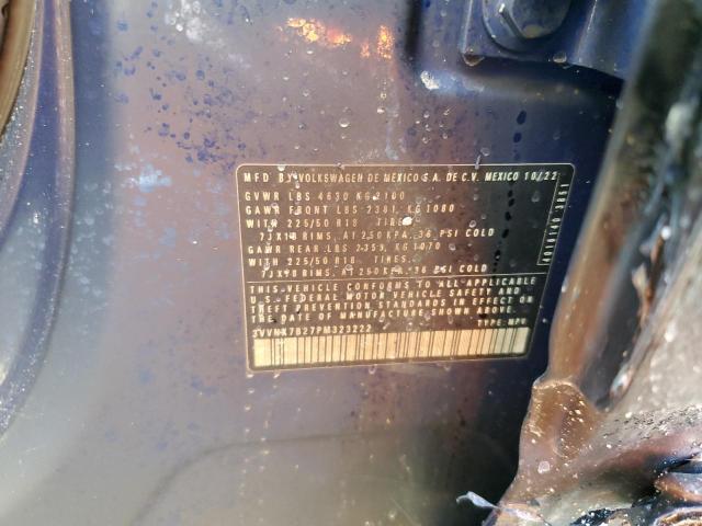 2023 VOLKSWAGEN TAOS SE - 3VVNX7B27PM323222