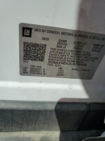 2020 CHEVROLET EQUINOX LS - 3GNAXHEV2LS730449