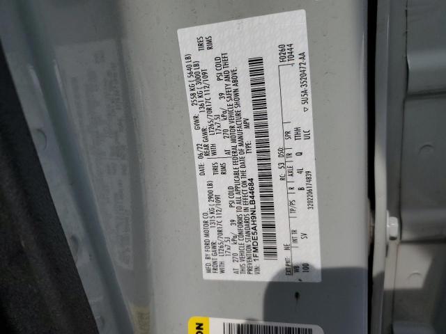 2022 FORD BRONCO BAS - 1FMDE5AH9NLB44684