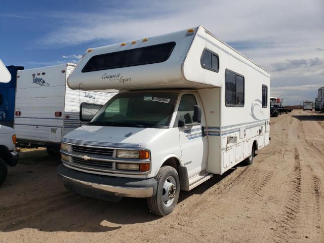 CHEVROLET EXPRESS CU 2001 white cutaway gas 1GBJG31G511167645 photo #3