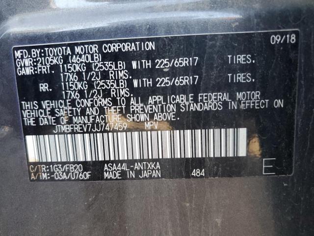 2018 TOYOTA RAV4 LE - JTMBFREV7JJ747459