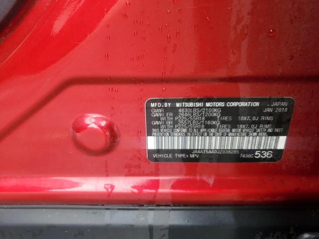 2018 MITSUBISHI ECLIPSE CR - JA4AT5AA0JZ038285
